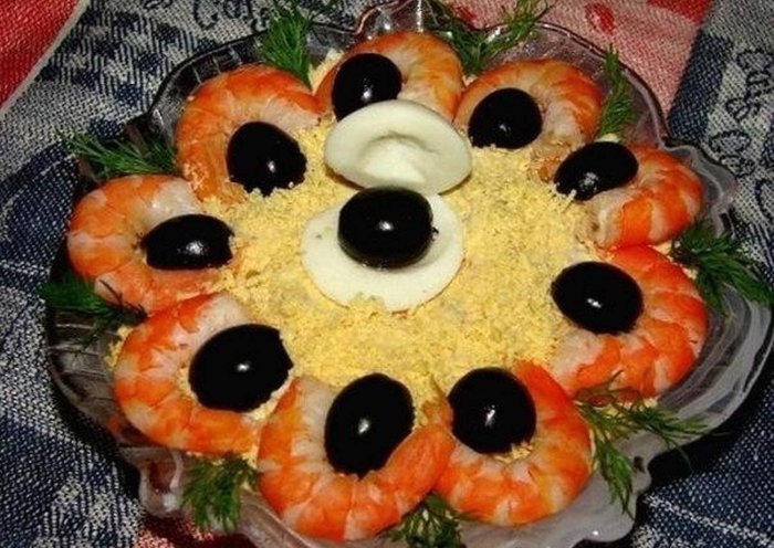 Красивые салаты на праздничный стол