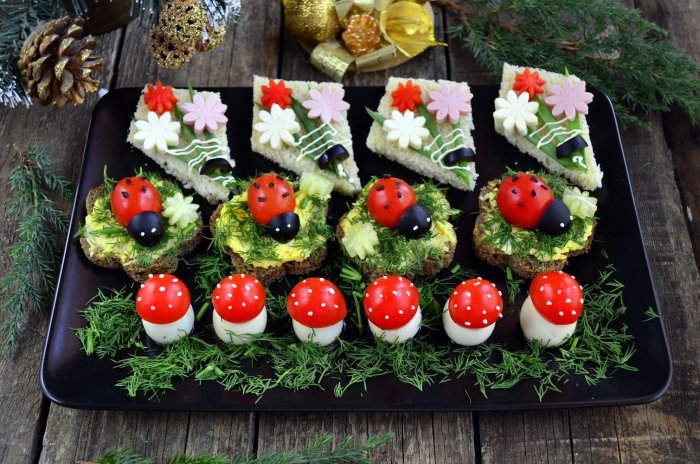 Закуски на праздничный стол