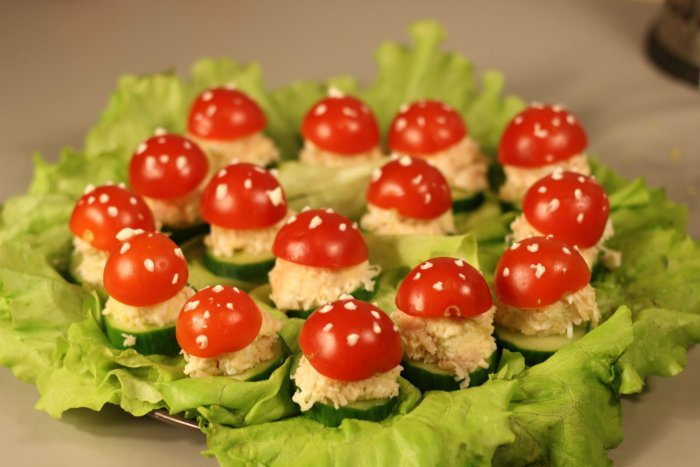 Холодные закуски на праздничный стол