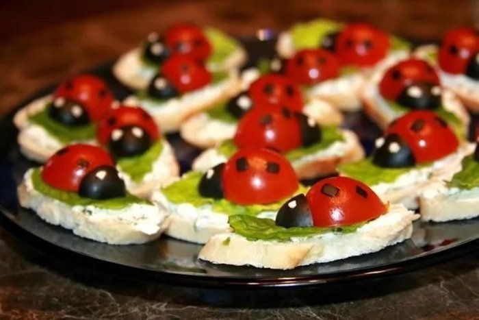 Лёгкие закуски для праздничного