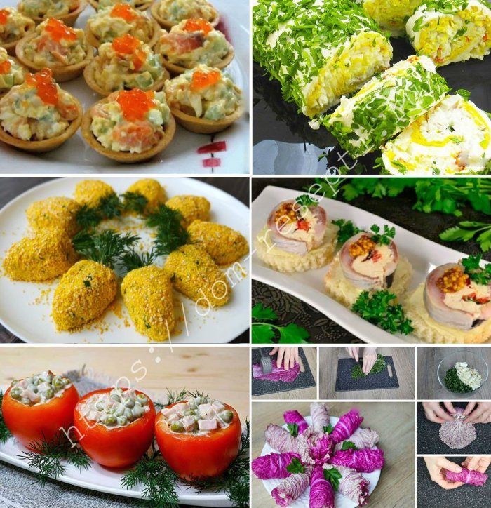 Праздничные салаты и закуски на день рождения