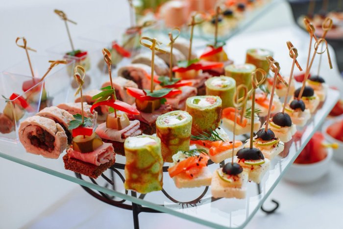 Модные закуски для фуршета 2021