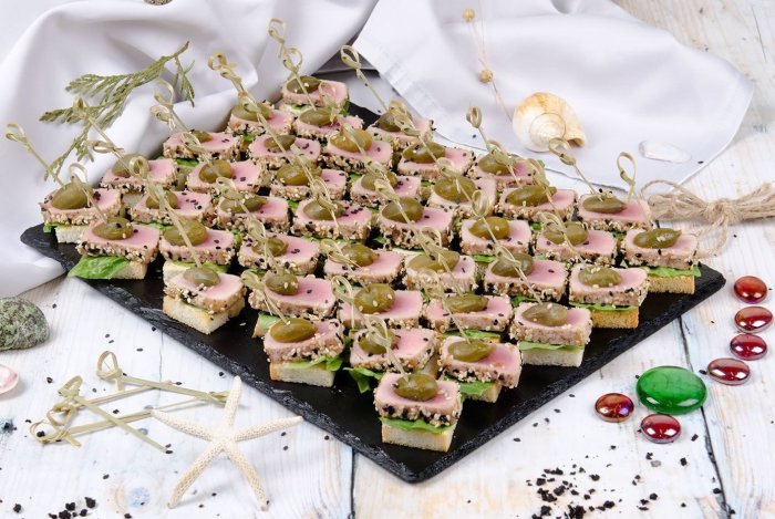 Канапе для фуршета