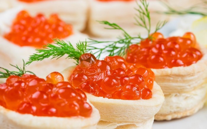 Волованы с лисичками