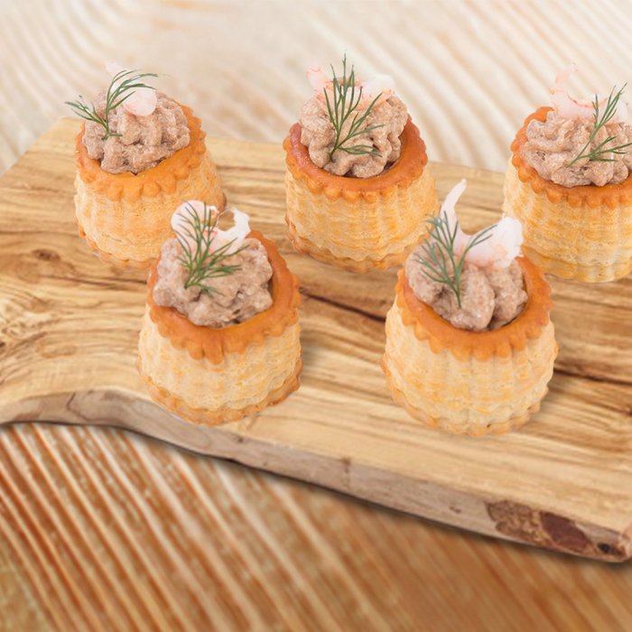 Салатики в тарталетках