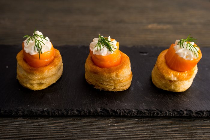 Салат Оливье в воловане