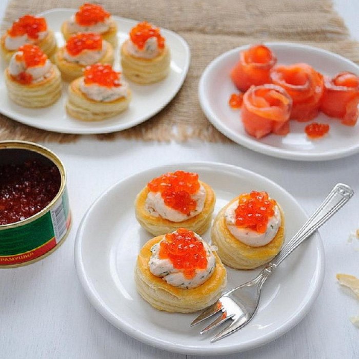 Волованы закусочные