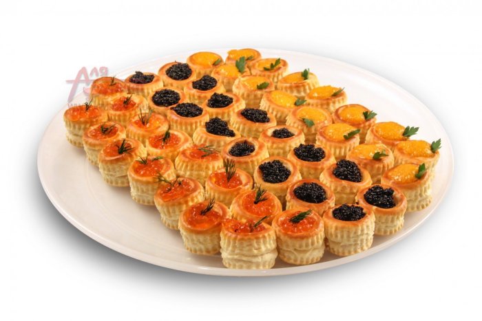 Валован с семгой