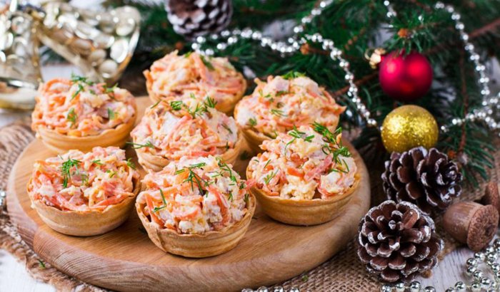 Закуски в тарталетках