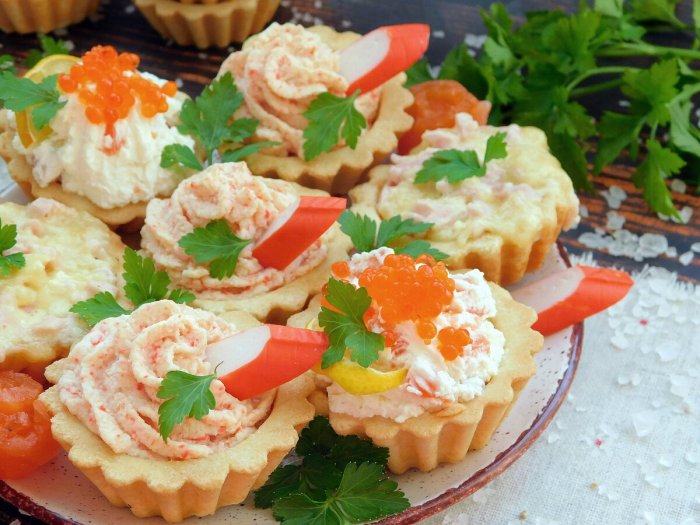 Тарталетки фуршетные