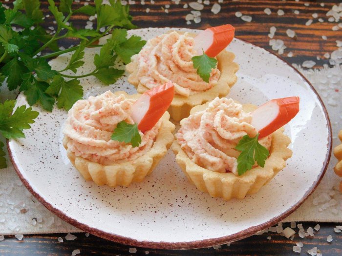 Тарталетки с кремом