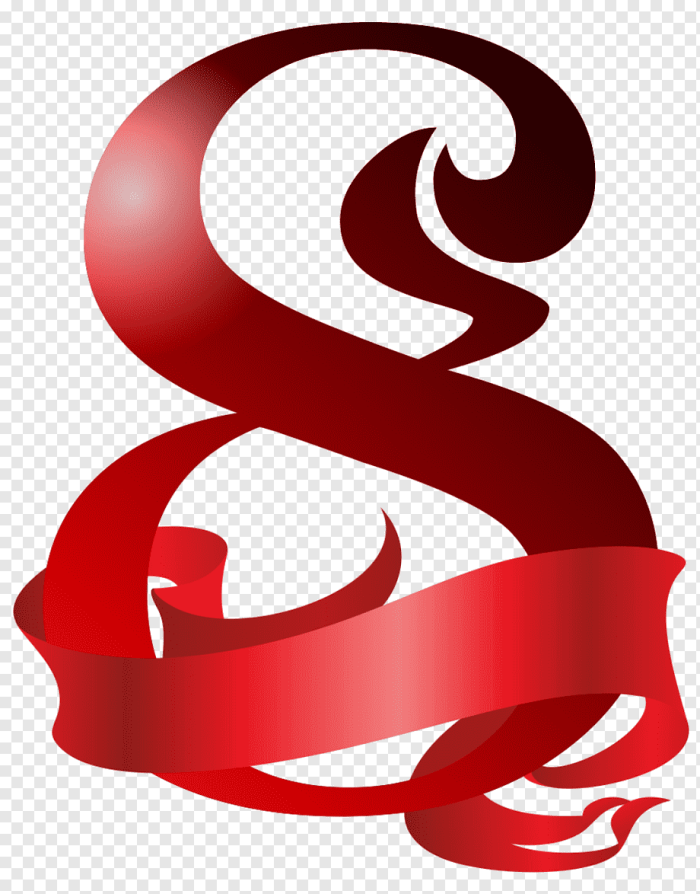 Восьмерка на прозрачном фоне