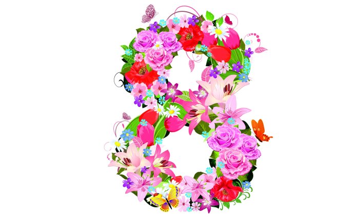 8 Марта вектор