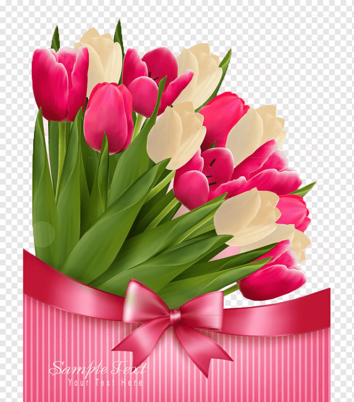 С 8 мартом тюльпаны