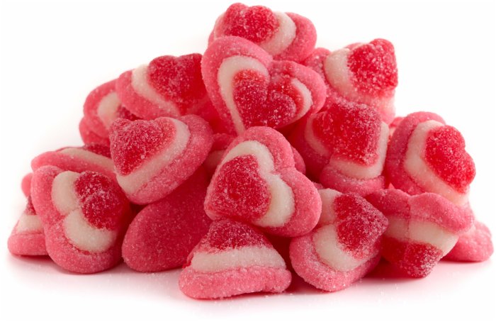 Шоколадные конфеты сердечки