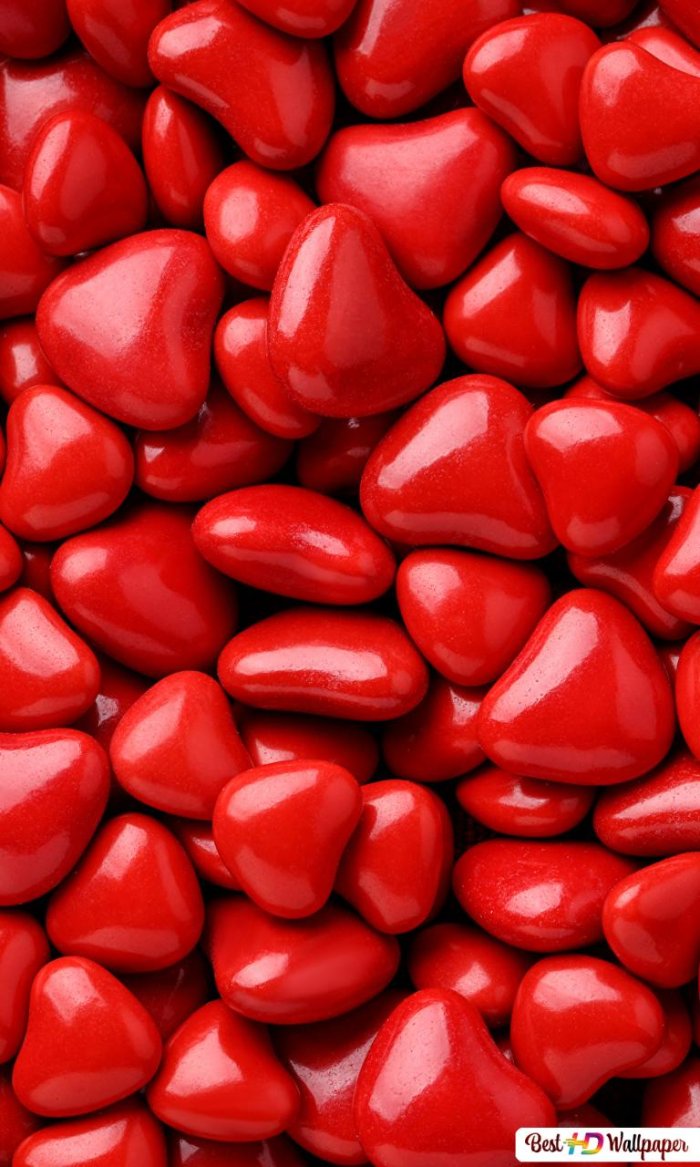 Конфеты в виде сердечек