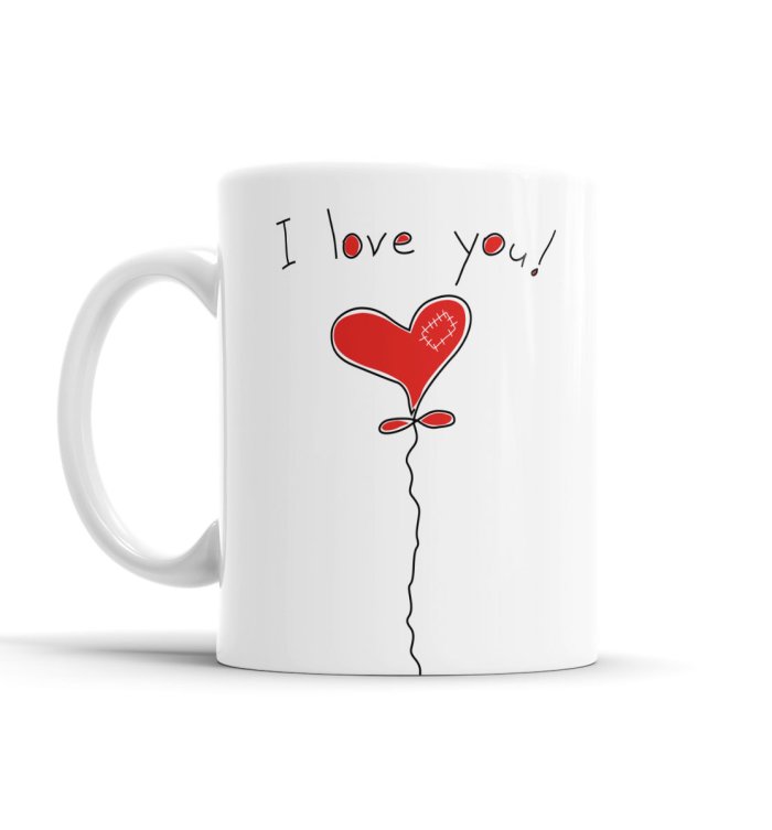 Парные кружки для влюбленных