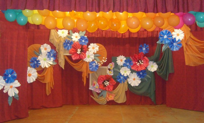 Украшение сцены