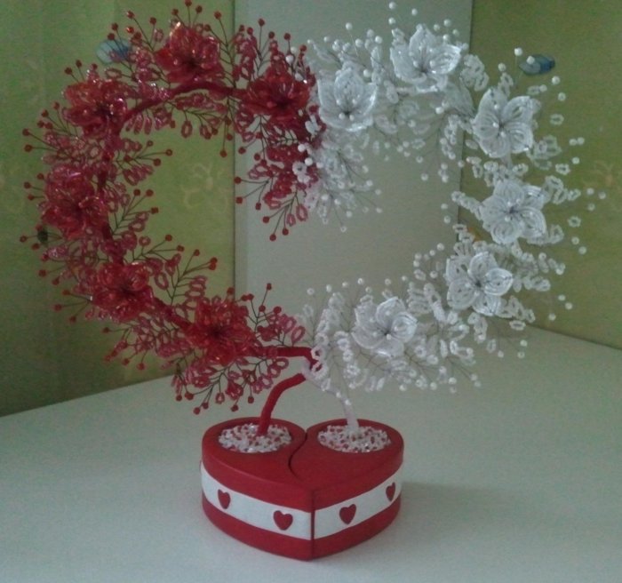 Бисероплетение дерево любви