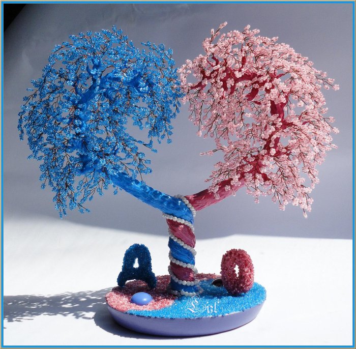 Сердце из бисера