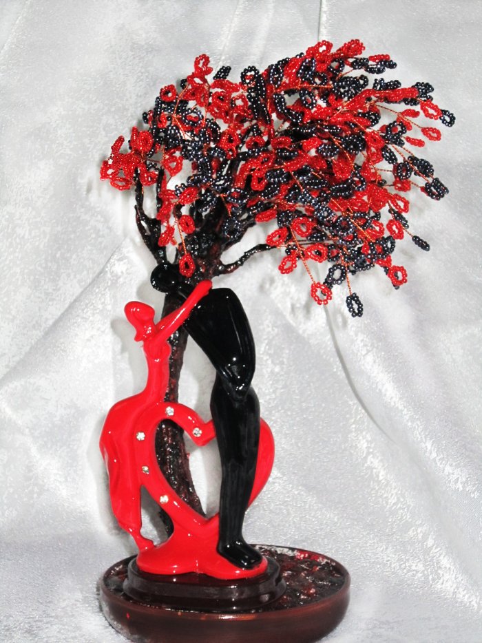 Бисерное дерево влюбленных