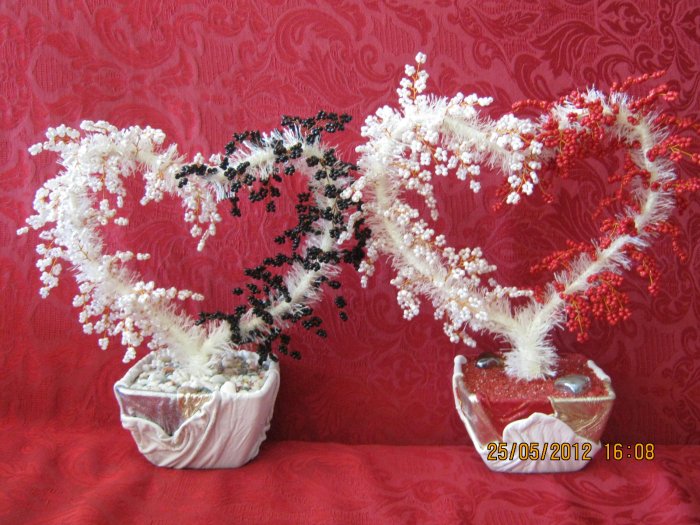 Дерево любви на свадьбу из бисера