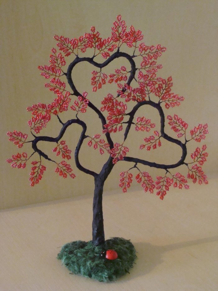 Бисероплетение дерево любви