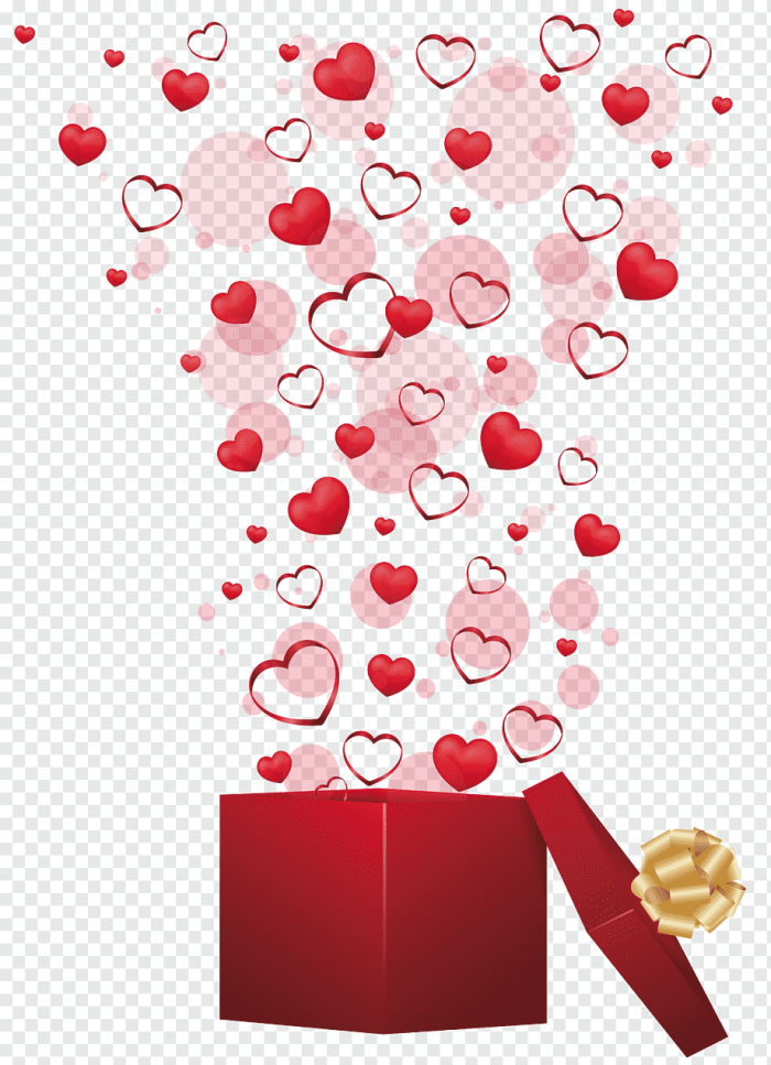 Сердечки на день Святого Валентина