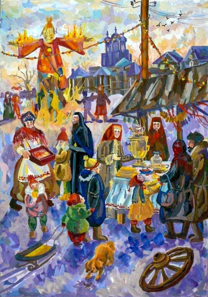 Масленичные гуляния на Руси