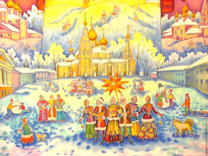 Народные гуляния иллюстрации