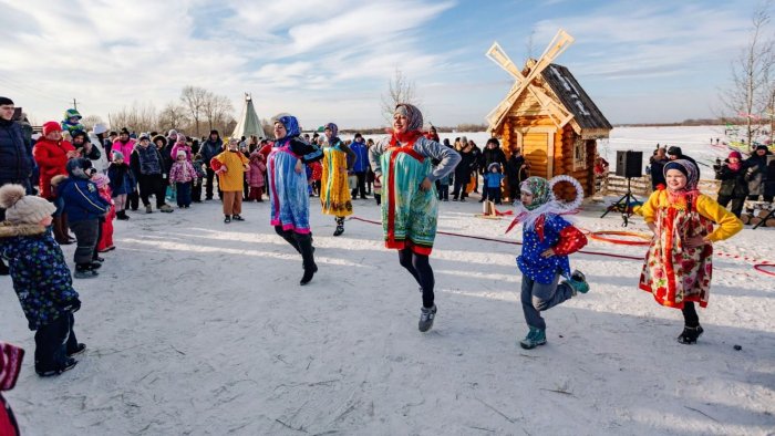 Масленичные гуляния блины
