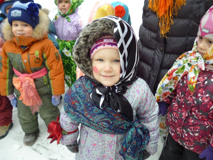 Масленица в детском саду на улице