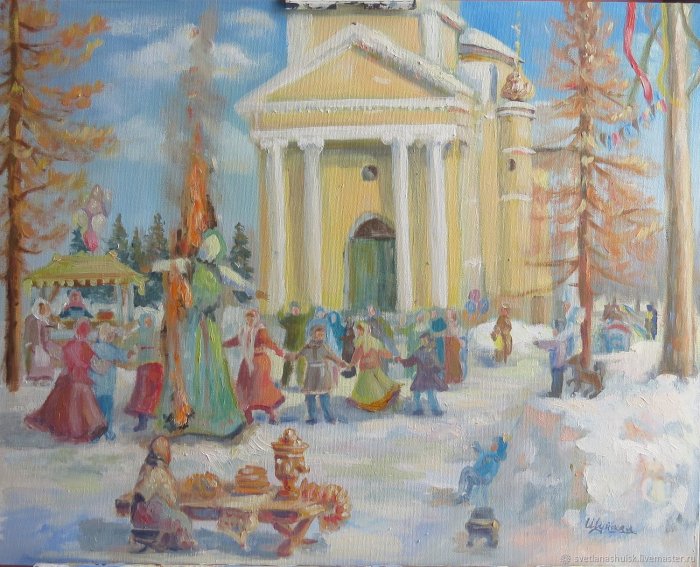 Верещагин художник картины Масленица