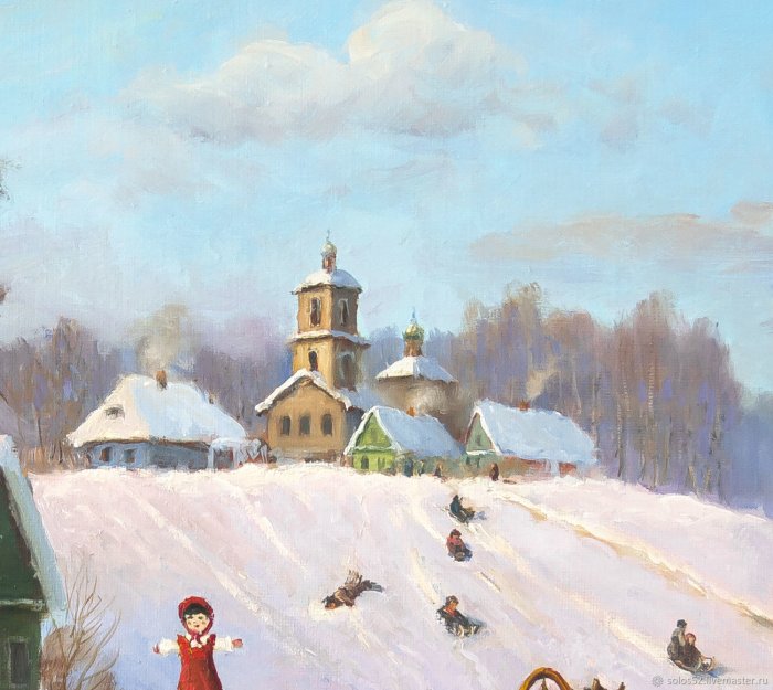 Масленица пейзаж