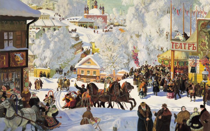 Борис Михайлович Кустодиев Масленица