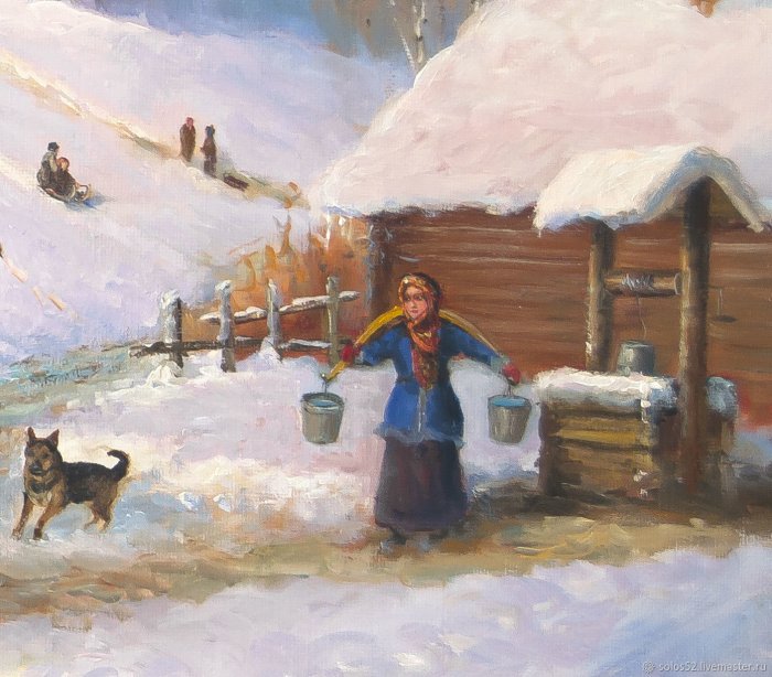 Иван Рюмахин картины Масленица