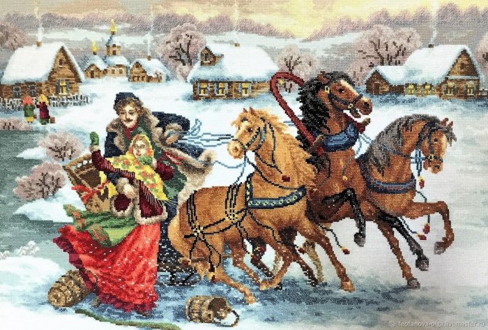 Картина Масленица Фетисов