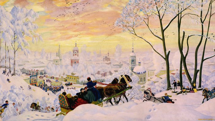 Борис Михайлович Кустодиев Масленица