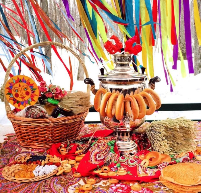 Украшение на Масленицу для улицы