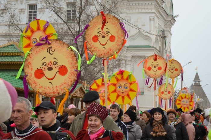 Декорации на Масленицу