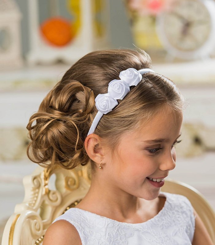 Причёски на выпускной в детский садик