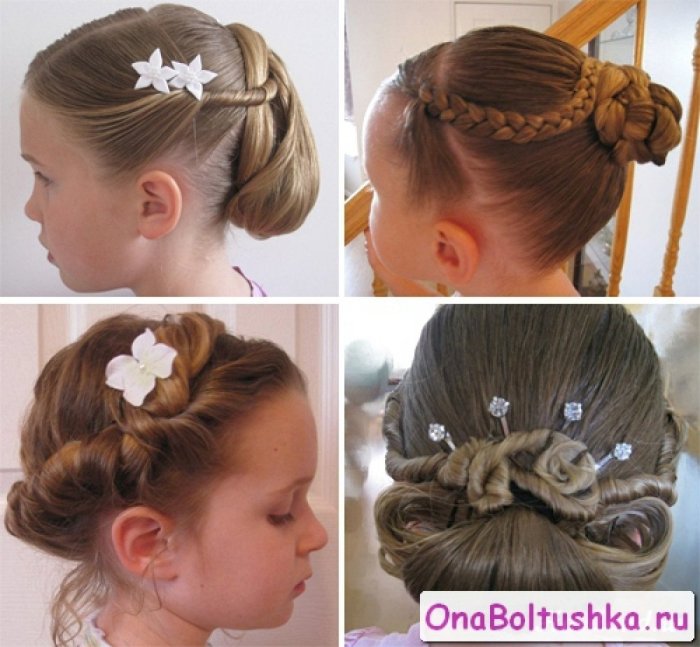 Прически для девочек на праздник