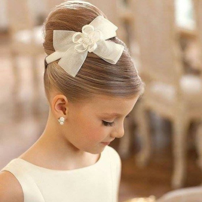 Детские прически на выпускной в садик