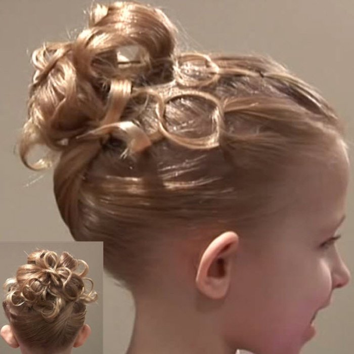 Прически на выпускной в детский сад