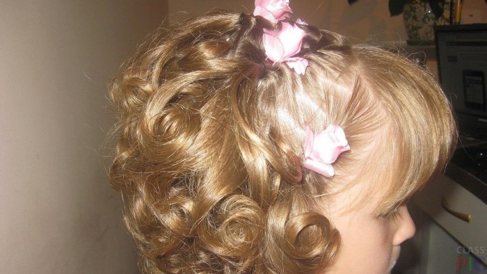Прически на выпускной в детский сад