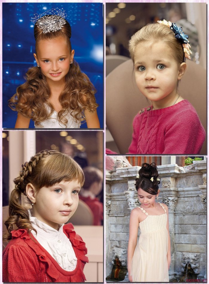 Прическа на выпускной в садик