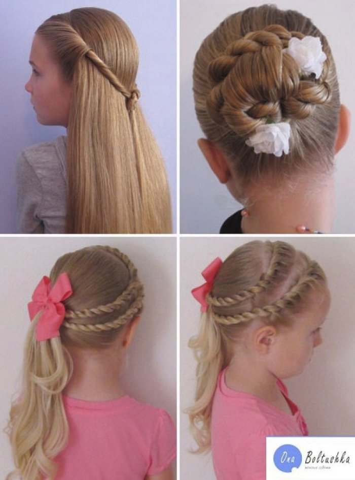 Прически на выпускной в детский сад