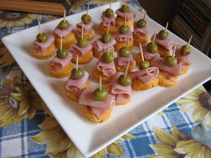 Канапе для фуршета