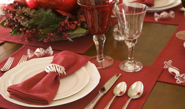 Новогодний декор тарелок