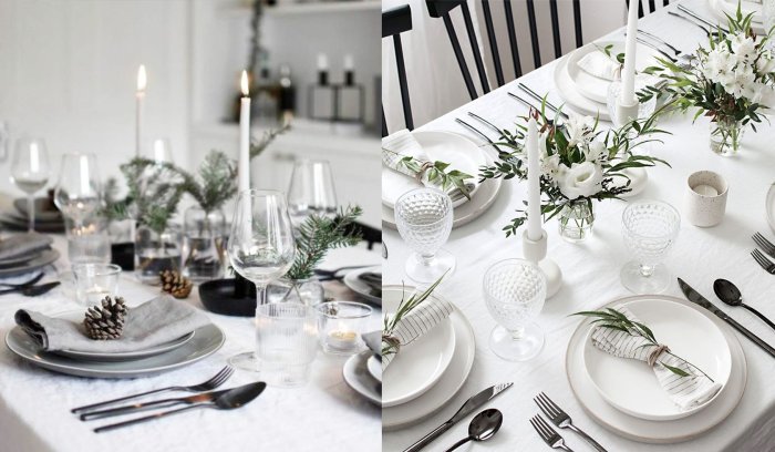 Новогоднее украшение круглого стола